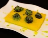 Escargots persillés sur polenta à l'emmental