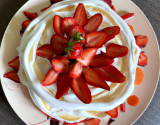 Pavlova fraise revisité