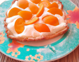 Tarte aux abricots et crème de melon