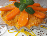 Dessert juteux carottes oranges