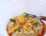 Risotto sucré parfumé aux épices Chai caramel à l'orange