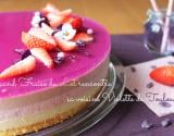 Bavarois fraise & violette