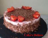 Entremet aux fruits rouges