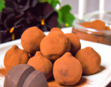 Truffes au chocolat diététiques