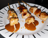 Yakitori poulet et bœuf fromage : La sauce soja y'en à pas !