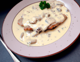 Escalope de veau à la crème