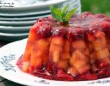 Aspic de melon, framboise et cerise