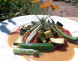 Potager de légumes d'été sauce des bois