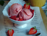 Glaces aux fraises pour petits et grands