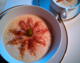 Cappuccino de crabe au pamplemousse