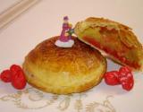 Petites galettes de l'Epiphanie aux pralines roses