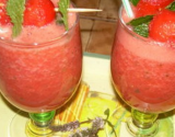 Smoothie pamplemousse, pastèque au cidre