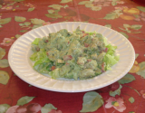 Salade de crevettes et d'avocat