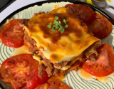 Lasagnes de chou à la viande et à la tomate