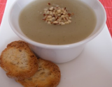 Soupe de topinambours aux croutons mentholés