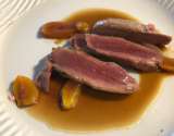 Magret de canard au cointreau