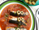 Sardines farcies en gaspacho