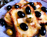 Pain perdu au fromage et aux olives