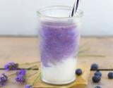 Smoothie bi-goût myrtille/banane à la vanille et au lait de chèvre