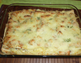 Lasagnes au saumon et crevettes