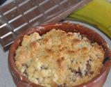 Mini crumble banane choco