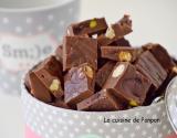 Fudge au chocolat et fruits secs