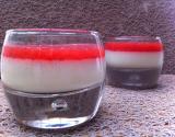 Panna cotta rhubarbe-fraise