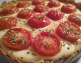 Tarte moutarde tomate mozarella