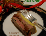 Foie gras en terrine et confiture de figues sèches