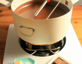 Fondue suisse au chocolat