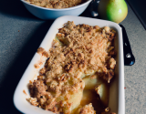 Crumble aux Poires et Pommes