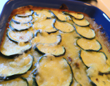 Courgette gratinée au bleu