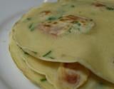 Crêpes moelleuse à la bière, persil et bacon