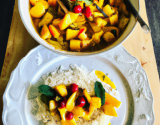 Curry de riz au fruits