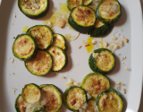 Courgettes à l'ail et parmesan