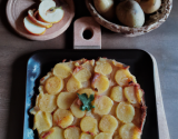 Tarte aux pommes de terre et lard