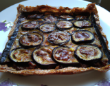 tarte à l'aubergine et aux pignons