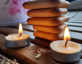 Bougies biscuitées