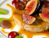 Foie gras poêlé aux fruits d'automne