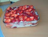 Tiramisu aux fraises et fruits rouges