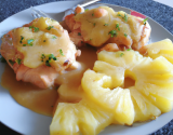 Poulet à l'ananas sauce aigre-douce