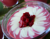 Verrine chocolat blanc & framboise