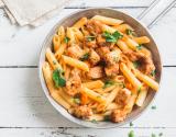 Penne au poulet et persil plat