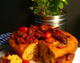 Cake au chorizo et tomates séchées