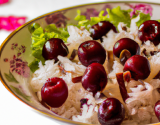 Salade de riz aux cerises