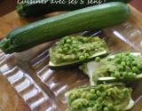 Courgettes farcies au roquefort