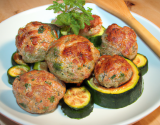 Boulettes de porc aux courgettes