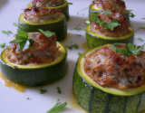 Courgettes farcies maison