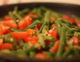 Haricots verts à la tomate