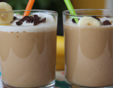 Smoothie banane chocolat maison